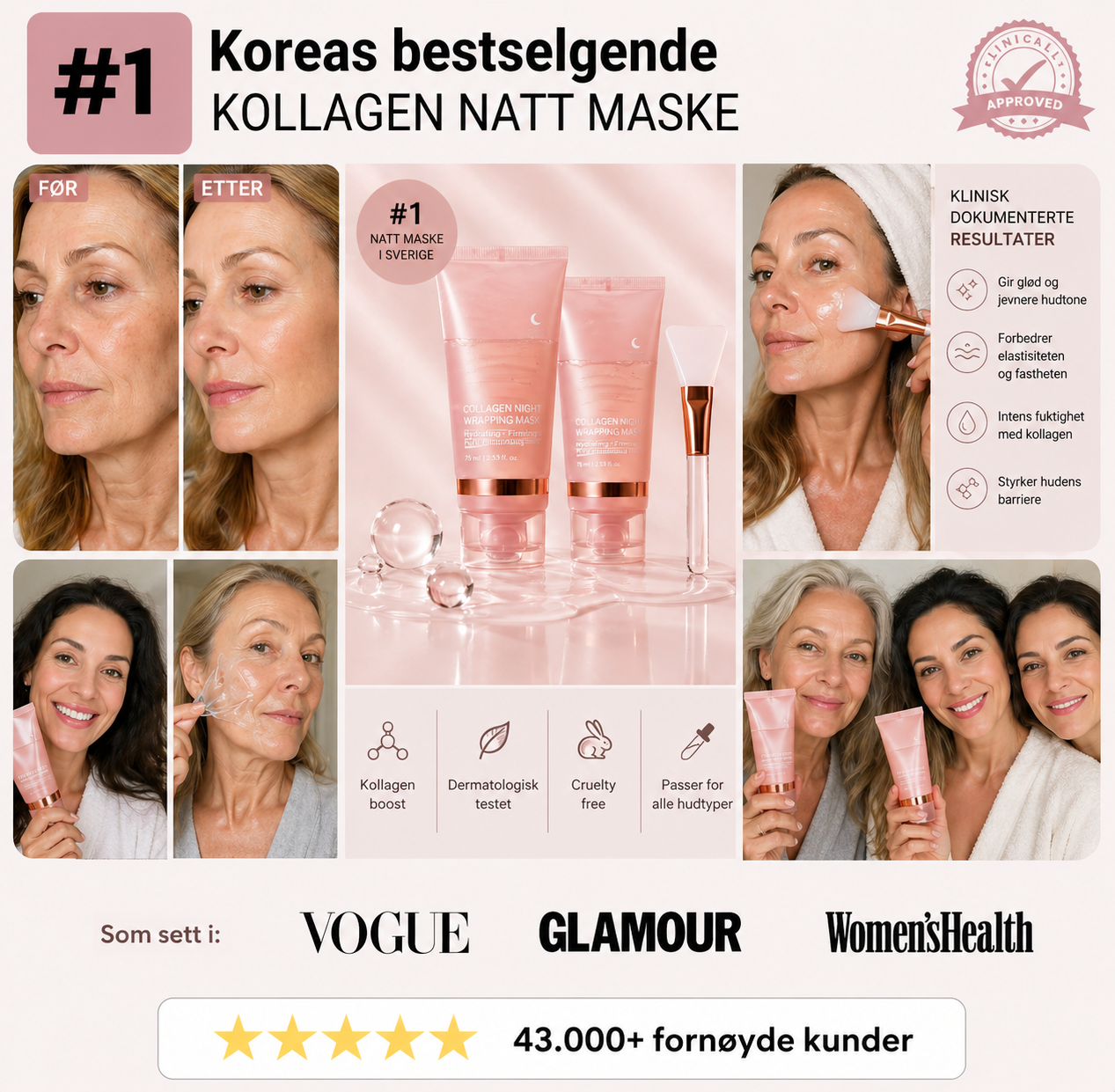 Glowtox - Collagen night wrapping mask